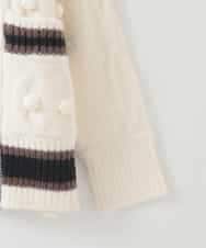 ZMJCE03150 al'aise modulation(アレーズモジュレーション) ニットジョイントデニムジャケット ホワイト