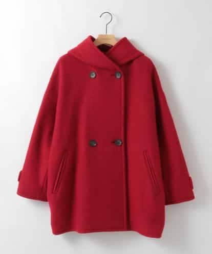 ZMJCE23330 al'aise modulation ブークレフーディーミドルコート