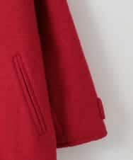 ZMJCE23330 al'aise modulation(アレーズモジュレーション) ブークレフーディーミドルコート レッド