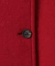 ZMJCE23330 al'aise modulation(アレーズモジュレーション) ブークレフーディーミドルコート レッド