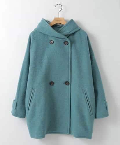 ZMJCE23330 al'aise modulation ブークレフーディーミドルコート