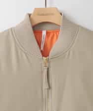 ZMJCE58230 al'aise modulation(アレーズモジュレーション) ボア切り替えミリタリーブルゾン ベージュ