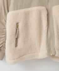 ZMJCE58230 al'aise modulation(アレーズモジュレーション) ボア切り替えミリタリーブルゾン ベージュ