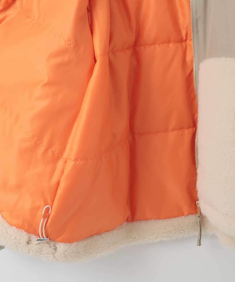 ZMJCE58230 al'aise modulation(アレーズモジュレーション) ボア切り替えミリタリーブルゾン ベージュ