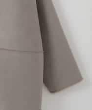 ZMJCE60270 al'aise modulation(アレーズモジュレーション) 【2WAY】リバーシブルフェイクムートンフードコート ライトグレー