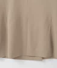 ZMJEE01170 al'aise modulation(アレーズモジュレーション) 【洗える】フルダルダブルジャケット ベージュ