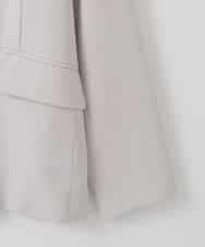 ZMJEE02150 al'aise modulation(アレーズモジュレーション) 【洗える】フルダルノーカラージャケット グレー