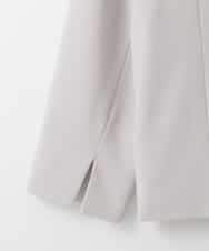 ZMJEE02150 al'aise modulation(アレーズモジュレーション) 【洗える】フルダルノーカラージャケット グレー