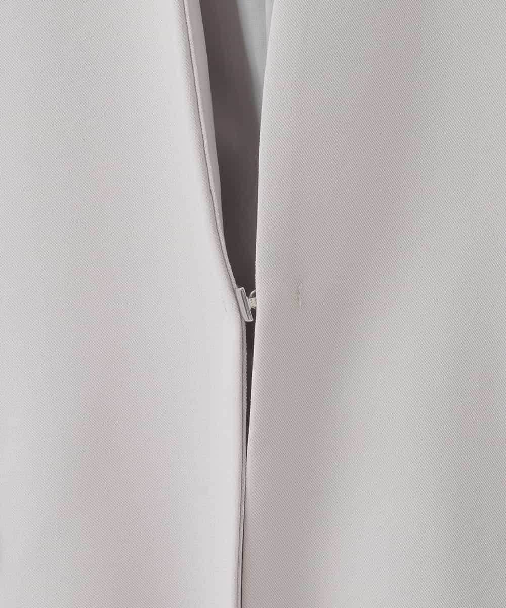 ZMJEE02150 al'aise modulation(アレーズモジュレーション) 【洗える】フルダルノーカラージャケット グレー