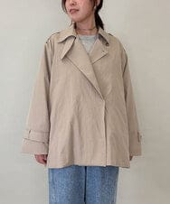 ZMJEE03160 al'aise modulation(アレーズモジュレーション) ミドル丈トレンチコート ベージュ