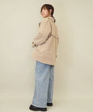 ZMJEE03160 al'aise modulation(アレーズモジュレーション) ミドル丈トレンチコート ベージュ