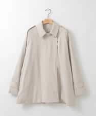 ZMJEE03160 al'aise modulation(アレーズモジュレーション) ミドル丈トレンチコート ベージュ