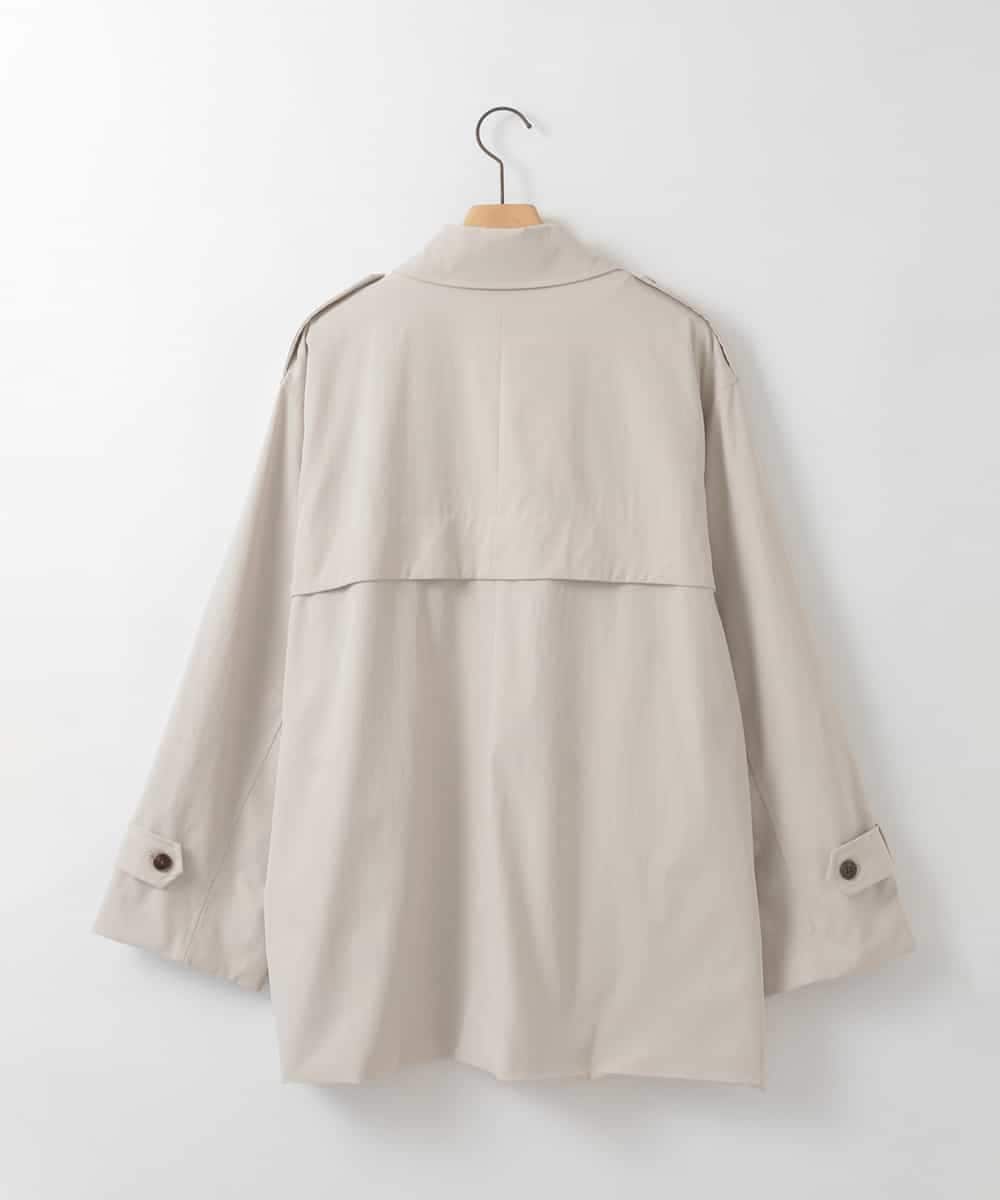ZMJEE03160 al'aise modulation(アレーズモジュレーション) ミドル丈トレンチコート ベージュ