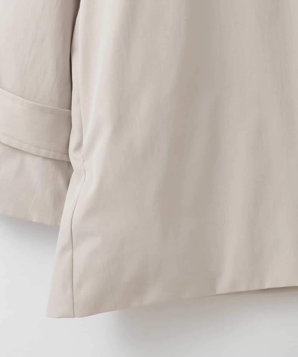 ZMJEE03160 al'aise modulation(アレーズモジュレーション) ミドル丈トレンチコート ベージュ