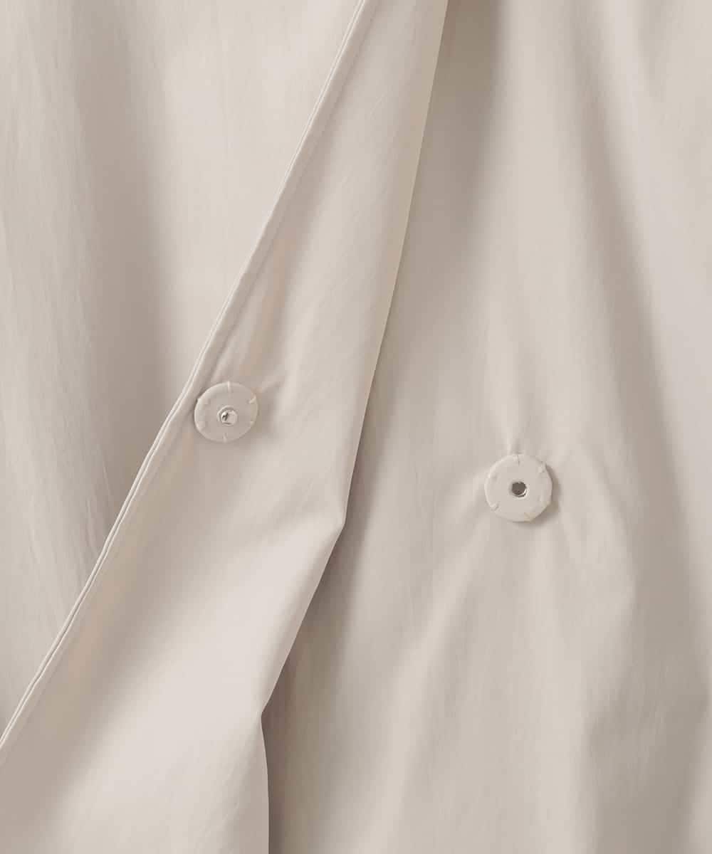 ZMJEE03160 al'aise modulation(アレーズモジュレーション) ミドル丈トレンチコート ベージュ