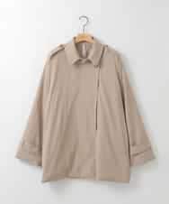 ZMJEE03160 al'aise modulation(アレーズモジュレーション) ミドル丈トレンチコート ベージュ