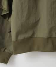 ZMJEE04180 al'aise modulation(アレーズモジュレーション) フリルMA-1ブルゾン カーキ