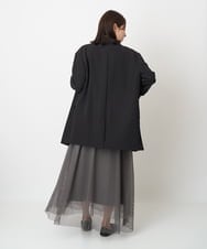 ZMJFQ02170 al'aise modulation(アレーズモジュレーション) ダブルブレストジャケット ブラック