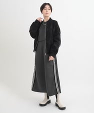 ZMJGB26120 al'aise modulation(アレーズモジュレーション) エンブロイダリーレースシアーブルゾン ブラック