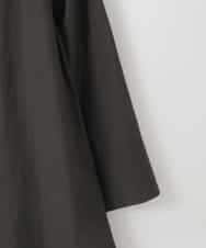 ZMJGE12130 al'aise modulation(アレーズモジュレーション) 【洗える】七分袖シアージャケット ブラック