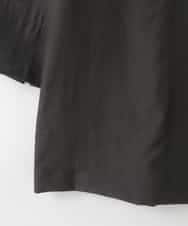 ZMJGE12130 al'aise modulation(アレーズモジュレーション) 【洗える】七分袖シアージャケット ブラック