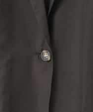 ZMJGE12130 al'aise modulation(アレーズモジュレーション) 【洗える】七分袖シアージャケット ブラック