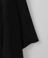 ZMJGE15150 al'aise modulation(アレーズモジュレーション) テールロングノーカラージャケット ブラック