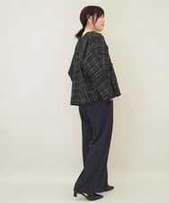 ZMJGE16189 al'aise modulation(アレーズモジュレーション) ツイードドルマンジャケット ブラック