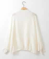 ZMJGE17150 al'aise modulation(アレーズモジュレーション) ドロストヘムジップアップメッシュブルゾン ホワイト