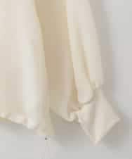 ZMJGE17150 al'aise modulation(アレーズモジュレーション) ドロストヘムジップアップメッシュブルゾン ホワイト