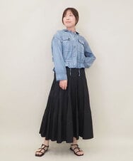 ZMJGE18160 al'aise modulation(アレーズモジュレーション) エアーコットンデニムジャケット ライトブルー