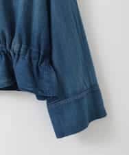 ZMJGE18160 al'aise modulation(アレーズモジュレーション) エアーコットンデニムジャケット ネイビー