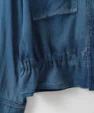 ZMJGE18160 al'aise modulation(アレーズモジュレーション) エアーコットンデニムジャケット ネイビー