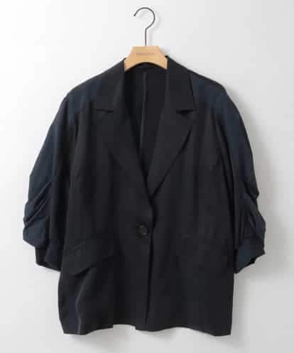 ZMJGE19180 al'aise modulation ギャザースリーブデザインジャケット
