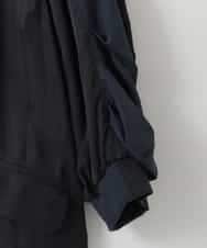 ZMJGE19180 al'aise modulation(アレーズモジュレーション) ギャザースリーブデザインジャケット ネイビー