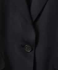 ZMJGE19180 al'aise modulation(アレーズモジュレーション) ギャザースリーブデザインジャケット ネイビー