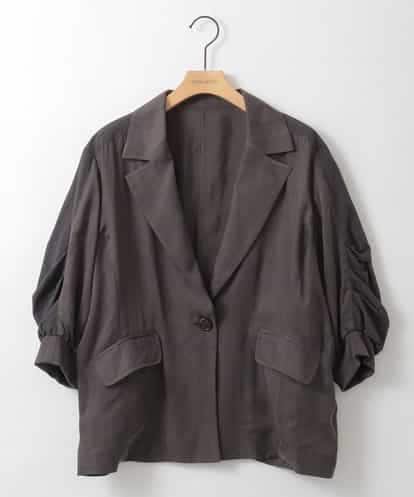 ZMJGE19180 al'aise modulation ギャザースリーブデザインジャケット
