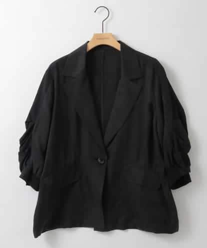 ZMJGE19180 al'aise modulation ギャザースリーブデザインジャケット