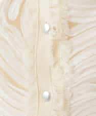 ZMJGE23128 al'aise modulation(アレーズモジュレーション) 【洗える】コード刺繍ニットベスト ホワイト