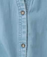 ZMJGE24149 al'aise modulation(アレーズモジュレーション) オーバーサイズデニムシャツジャケット ライトブルー