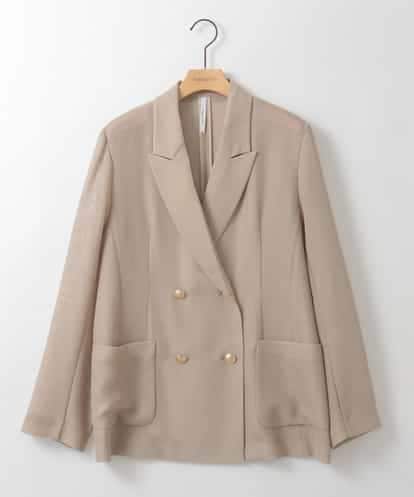 ZMJGE25170 al'aise modulation 金釦メッシュダブルジャケット