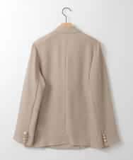 ZMJGE25170 al'aise modulation(アレーズモジュレーション) 金釦メッシュダブルジャケット ベージュ