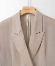 ZMJGE25170 al'aise modulation(アレーズモジュレーション) 金釦メッシュダブルジャケット ベージュ