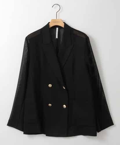 ZMJGE25170 al'aise modulation 金釦メッシュダブルジャケット