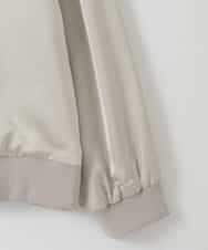 ZMJGE29180 al'aise modulation(アレーズモジュレーション) レースリブジップブルゾン グレー