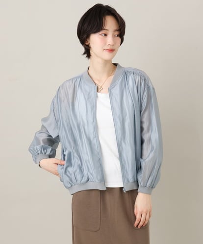 ZMJGE31128 al'aise modulation バックフリルシアーブルゾン
