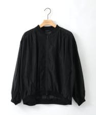 ZMJGE31128 al'aise modulation(アレーズモジュレーション) バックフリルシアーブルゾン ブラック