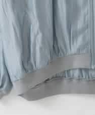 ZMJGE31128 al'aise modulation(アレーズモジュレーション) バックフリルシアーブルゾン ダークグレー