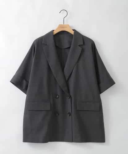 ZMJGE33170 al'aise modulation ハーフスリーブダブルジャケット