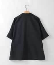 ZMJGE33170 al'aise modulation(アレーズモジュレーション) ハーフスリーブダブルジャケット ブラック